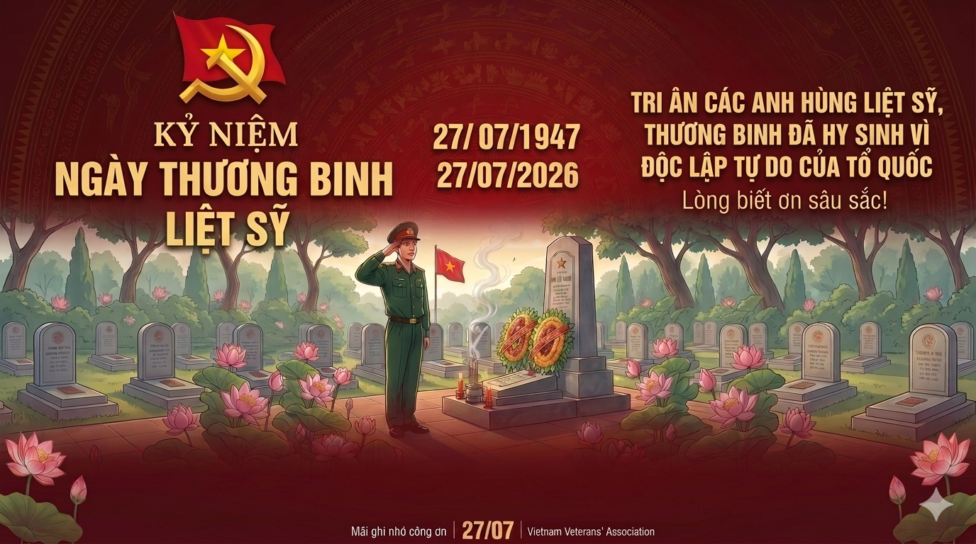 Chào mừng ngày thương binh liệt sỹ